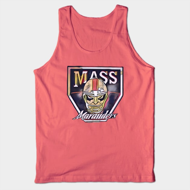 Massachusetts Marauders Football Tank Top by Kitta’s Shop